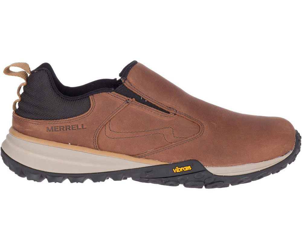 Merrell Slip Ons Brown - Havoc Wells Moc - Mens 41UBONZCE